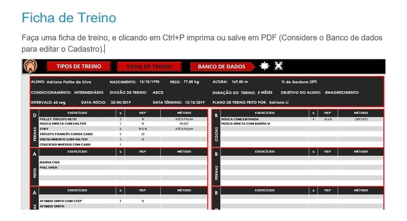 Sistema Periodização De Treino Para Personal