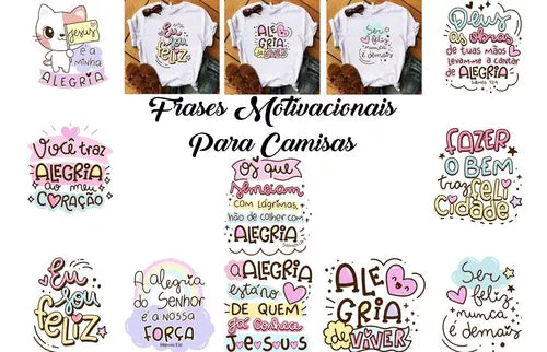 Kit Estampa Evangélicas E Frases Motivacionais + 120 Arquivo