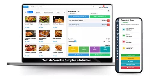 Sistema Controle De Caixa Estoque Padarias Bares Comanda