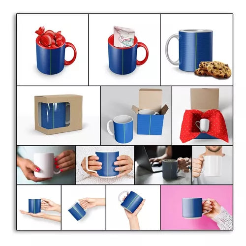 Pack De Mockups De Canecas Editáveis