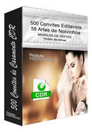 Pack 500 Vetores Convite De Casamento + 58 Artes De Novinhos