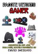 Pacote De Vetores Plaquinhas Gamer