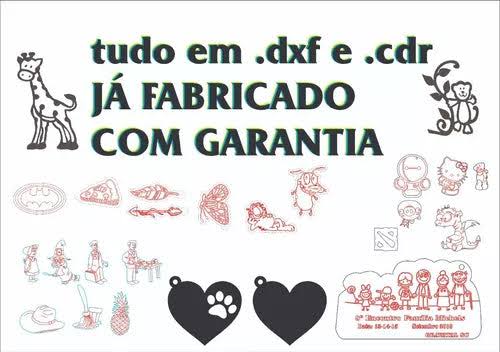 Pacote +1000 Vetores Chaveiros Lembrança Cnc Laser Router