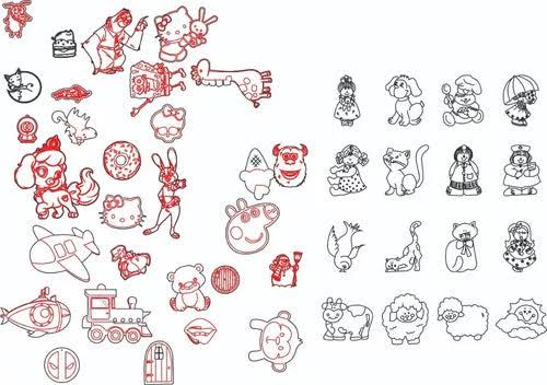 Pacote +1000 Vetores Chaveiros Lembrança Cnc Laser Router